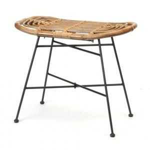 Stool - Dark Rattan
