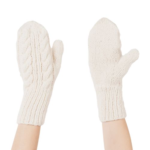 Hand-Knit Alpaca Mittens