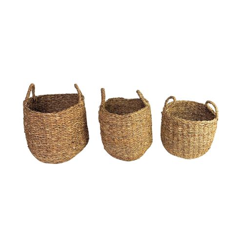 Seagrass Basket Handle L