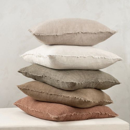 20X20 Lina Linen Pillow - Chambray
