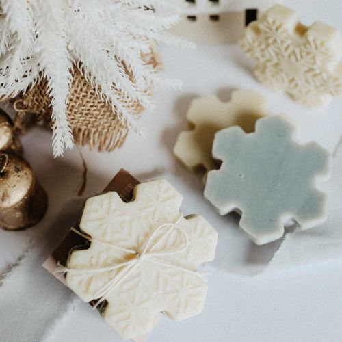 Snowflake Soap Stacks