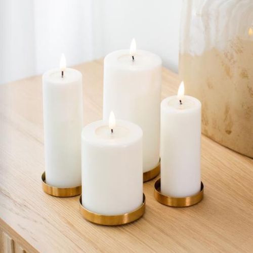 LED Candle - 4 x 4"