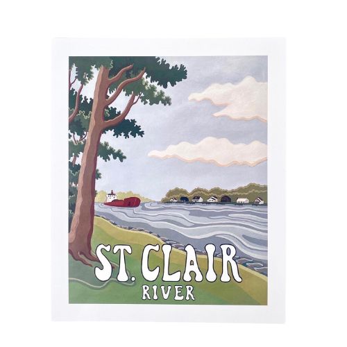 St Clair River Print