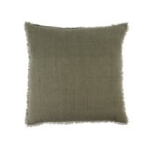 24X24 Lina Linen Pillow - Laurel