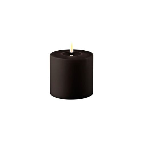 Black LED Outdoor Candle - 4 x 4"