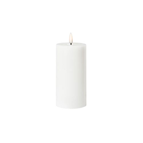 LED Candle - White, 3 x 6"