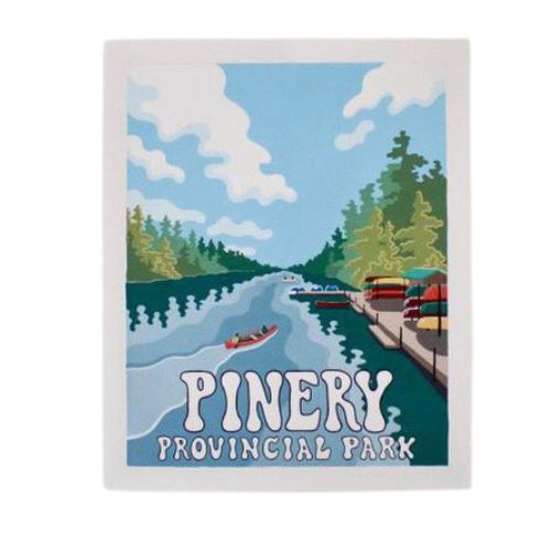 Pinery Provincial Park Print Canoe