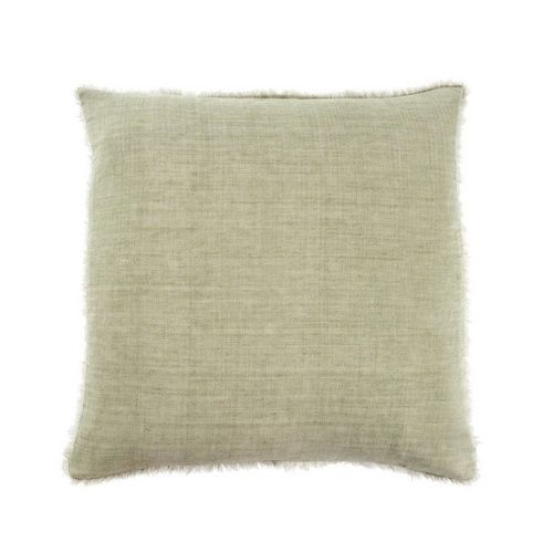 24X24 Lina Linen Pillow - Olive