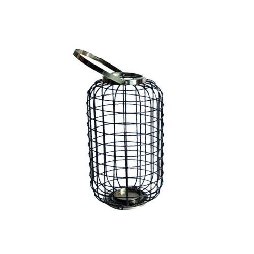 Black Wire Lantern, Size: Small
