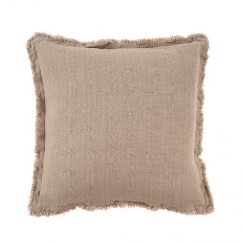 20X20 Frayed Edge Pillow - Fawn