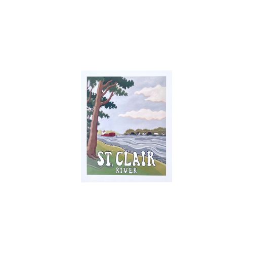St Clair River Print S