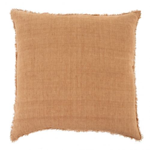 24X24 Lina Linen Pillow - Terracotta