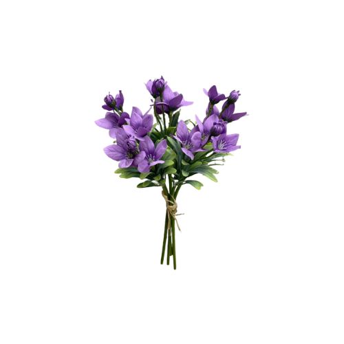 11.5" Balloon Flower Bundle Assorted
