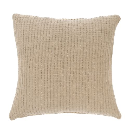 24X24 Kantha Stitch Pillow - Chambray