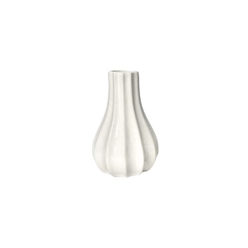 Small White Ceramic Vase