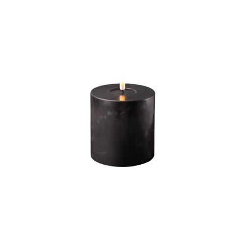Black LED Candle - 4 x 4"