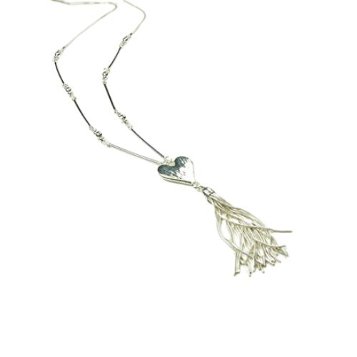 Long Necklace - Heart 7531