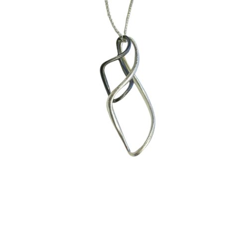 Necklace - 2-Tone Twisted 6017