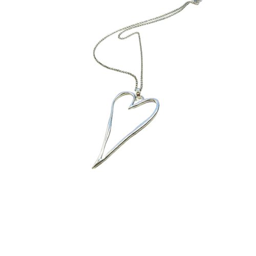 Long Necklace - Heart 7026