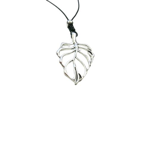 Long Necklace - Leaf
