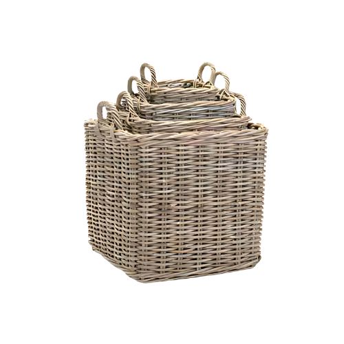 Square Rattan Basket