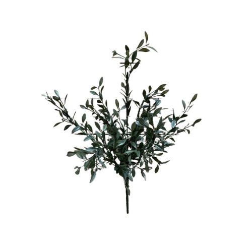 18" Willow Leaves Bush - Green