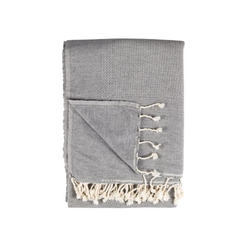 Staple Lambswool Throw - Cadet