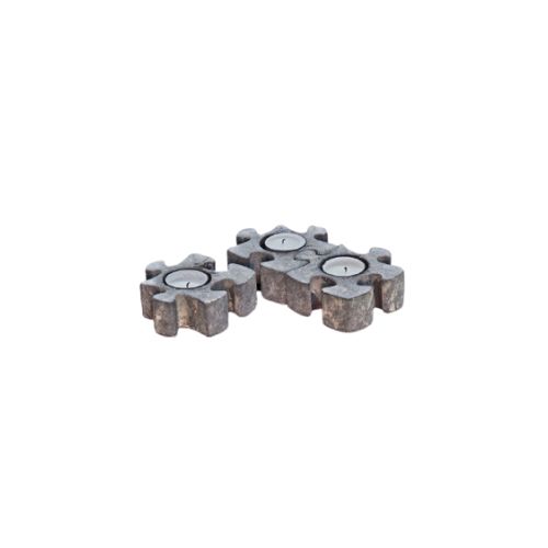 Tea Light + Puzzle Tea Light Holder - L