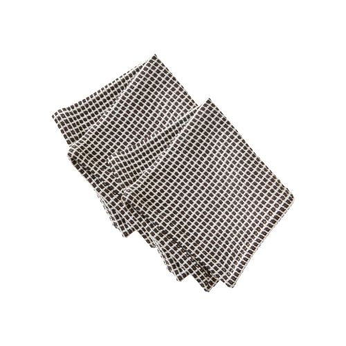 Textured Dishcloth S/2, Colour: Black