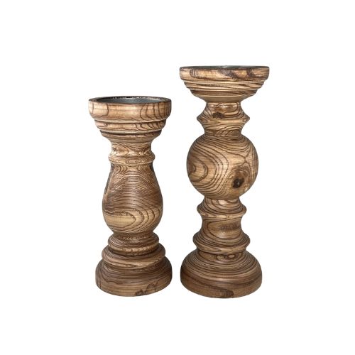 Wooden Candle Holder