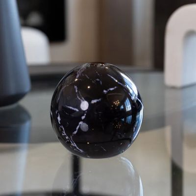 Neva Vase - Black Marble