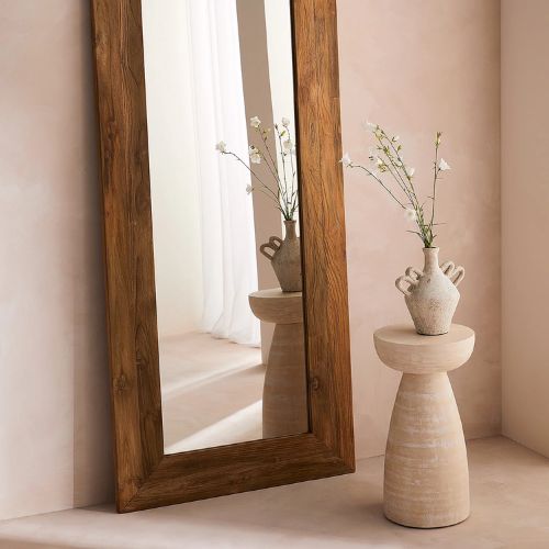 Recycled Teak Mirror, Size: Large - 200 cm