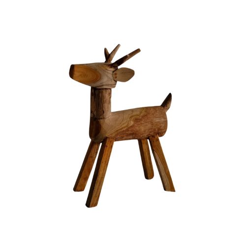 Teak Wood Deer