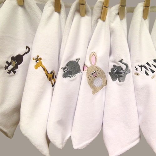 Baby Animal Wash Cloth Set