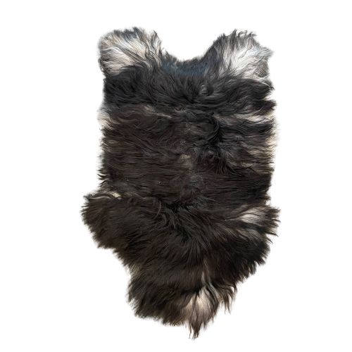 Icelandic Sheep Rug - Black & Grey