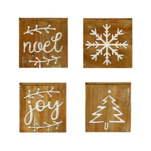 Holiday Block Sign - Assorted