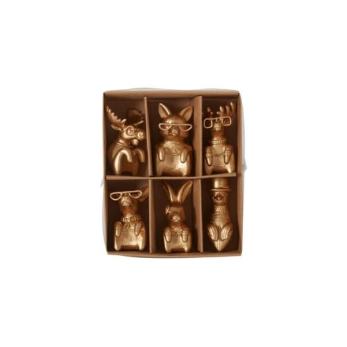 Set of 6 Glass Huggers