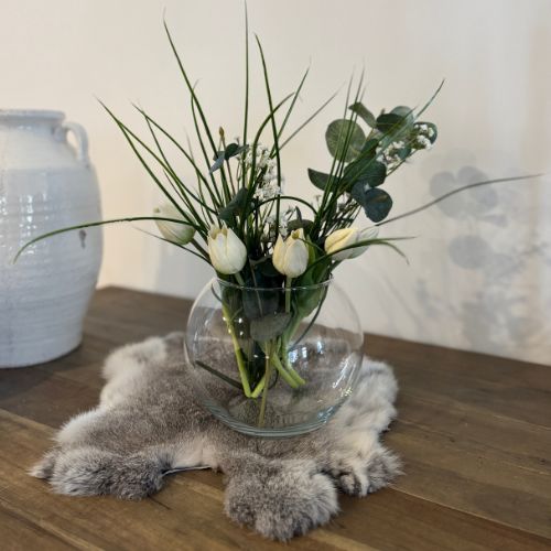 10" Tulip Bundle - White