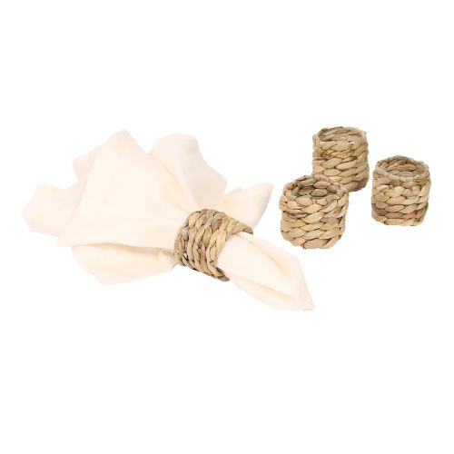 Napkin Ring Set/4, Colour: Natural