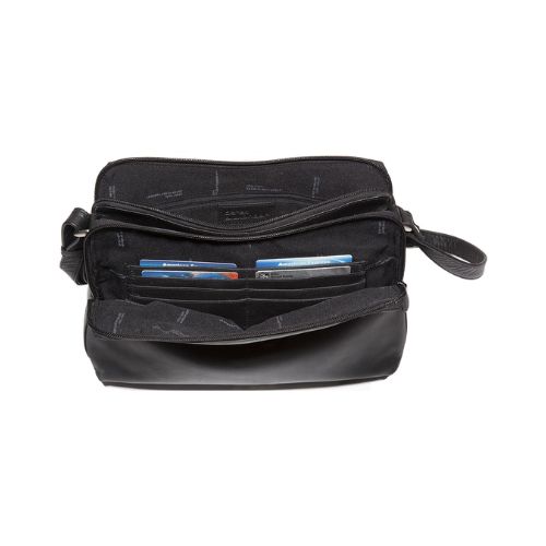 Double Zip Handbag - Black