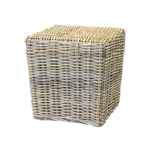 Rattan Ottoman - Square