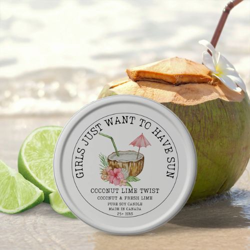 Scented Candle ~ Coconut Lime Twist