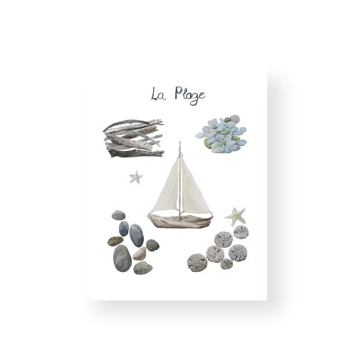 Tea Towel - La Plage