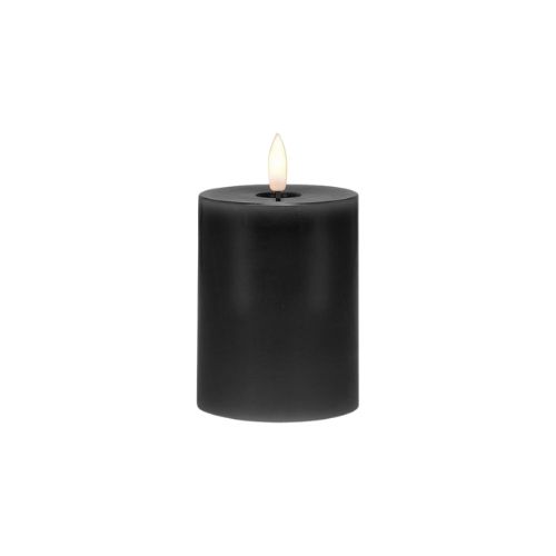LED Candle - Black, 3 x 4"