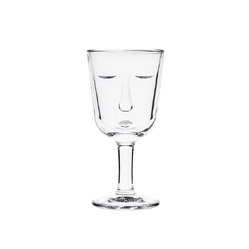 Resting Face Wine Glass