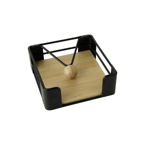 Cocktail Napkin Holder, Black