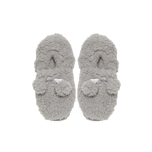Sherpa Lounge Slippers - Grey