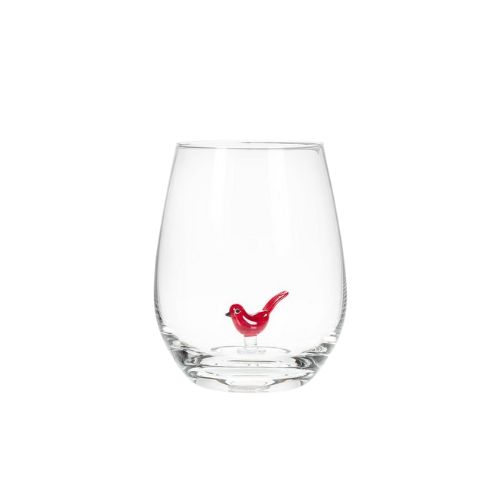 Cardinal Icon Stemless Wine Glass