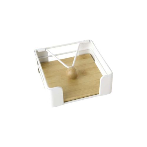 Cocktail Napkin Holder, White