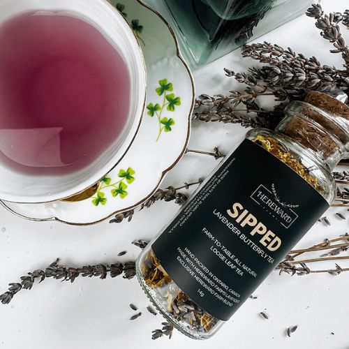 Lavender Butterfly Tea